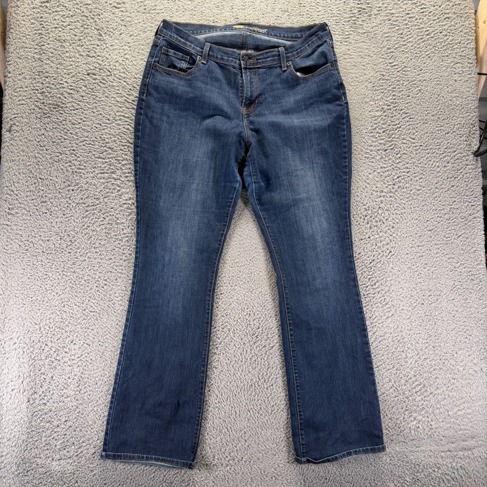 Old Navy Sweetheart Jeans Womens 16 Blue Cotton Denim Bootcut Streetwear Stretch